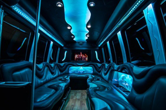 party bus rentals with dance poles