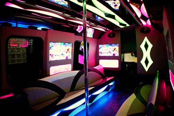 modern party buses